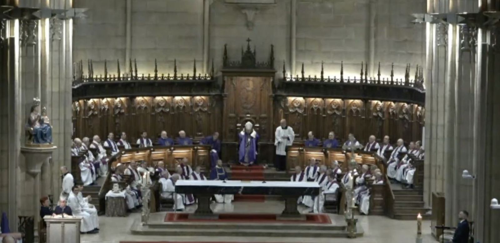 Funeral por Uriarte en la catedral del Buen Pastor