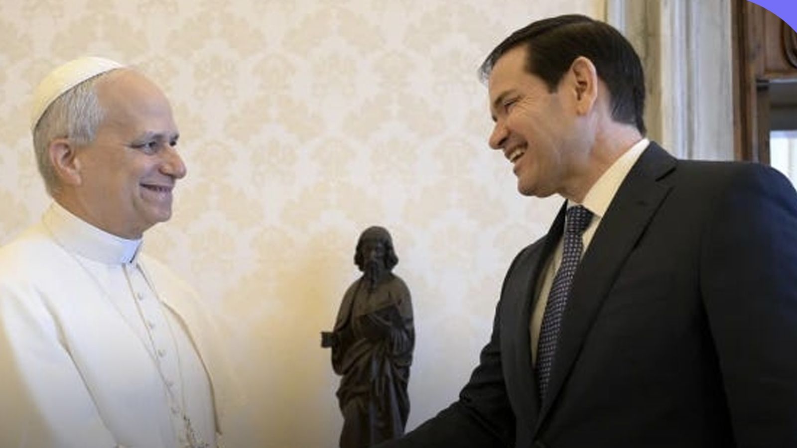 Marco Rubio y León XIV