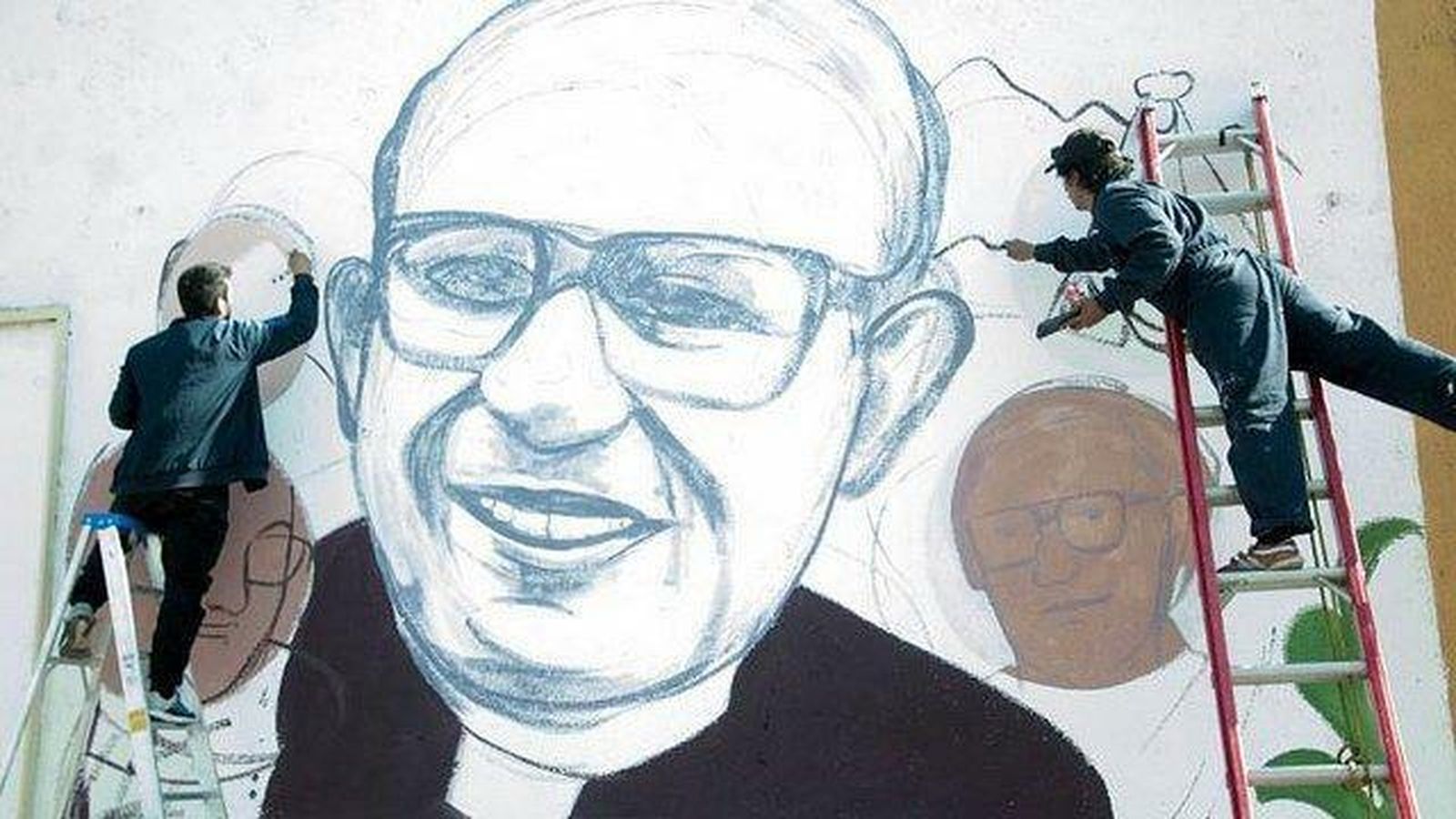 Mural del mártir monseñor Enrique Angelelli