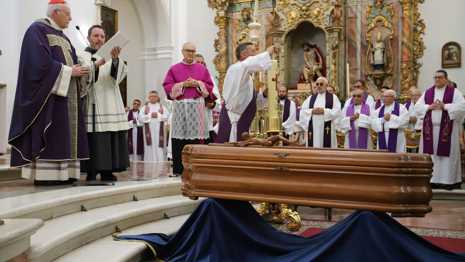 Funeral del obispo emérito de Huelva, Ignacio Noguer