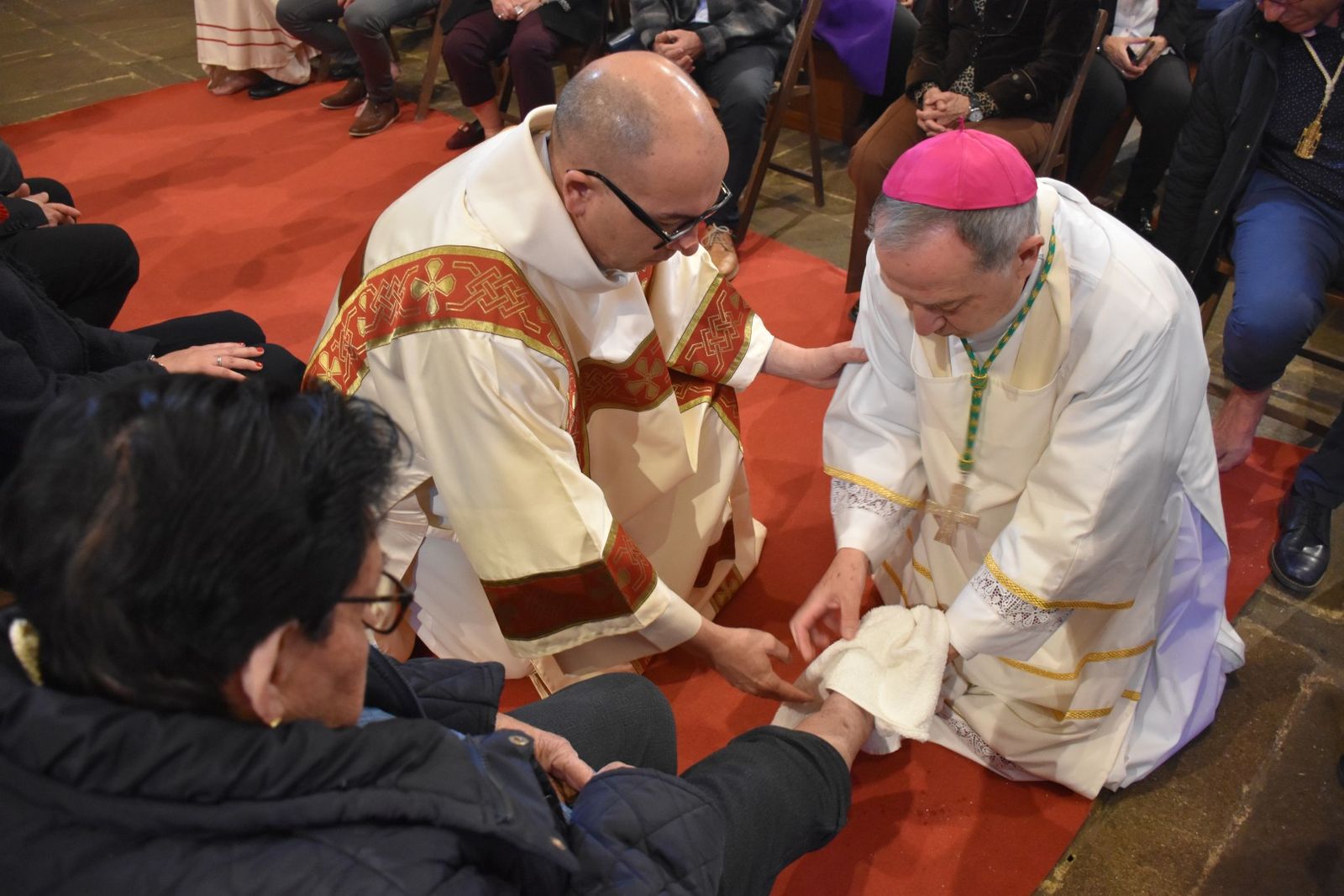 El obispo de Zamora, en la misa del Jueves Santo