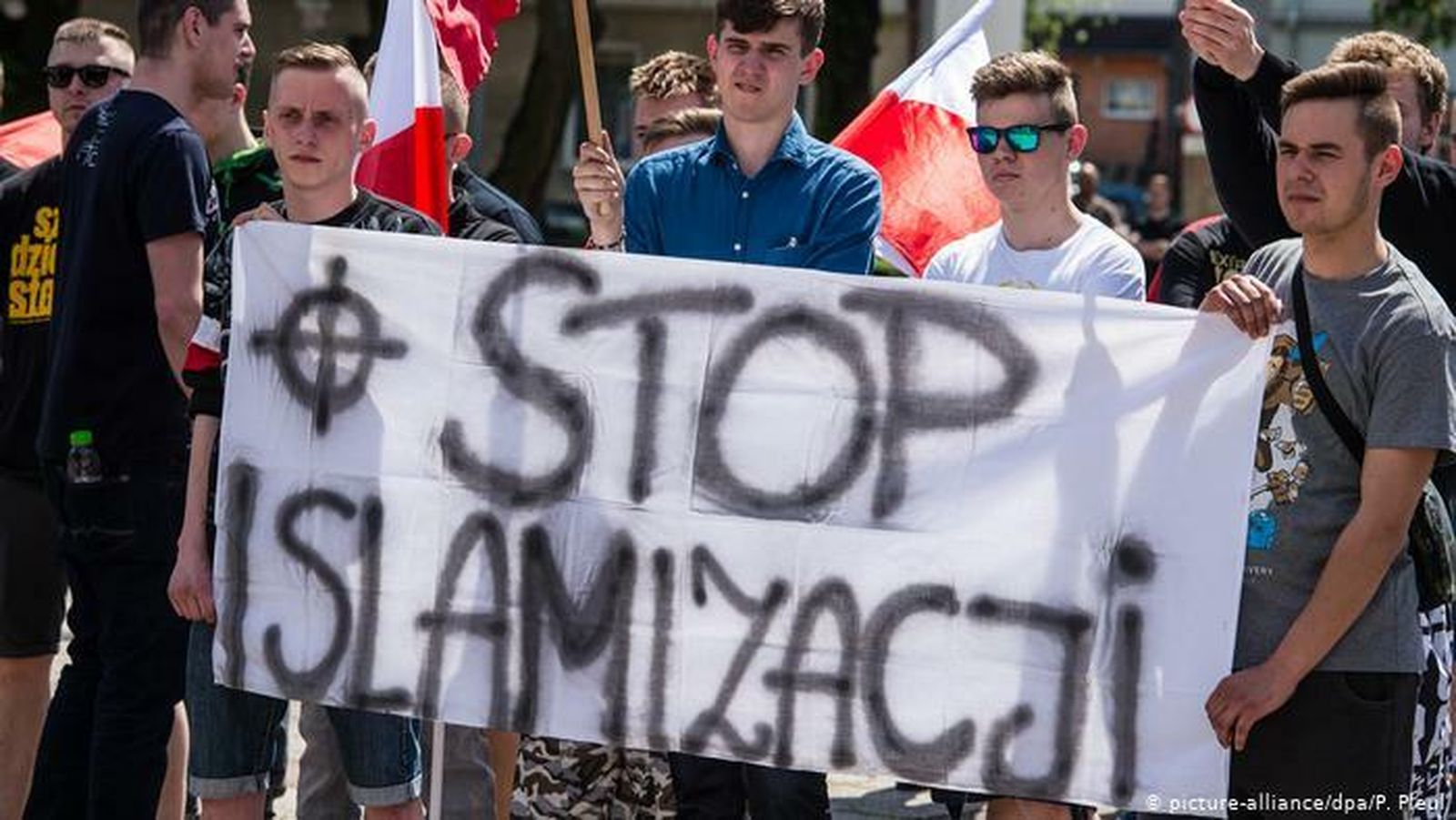 Protesta xenófoba en Polonia