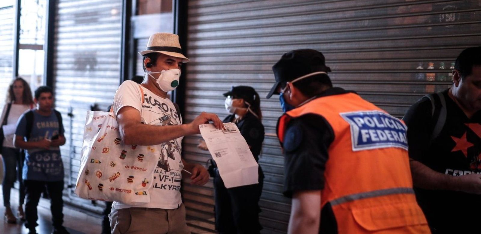 Movimientos restringidos  ante la epidemia de coronavirus en Argentina