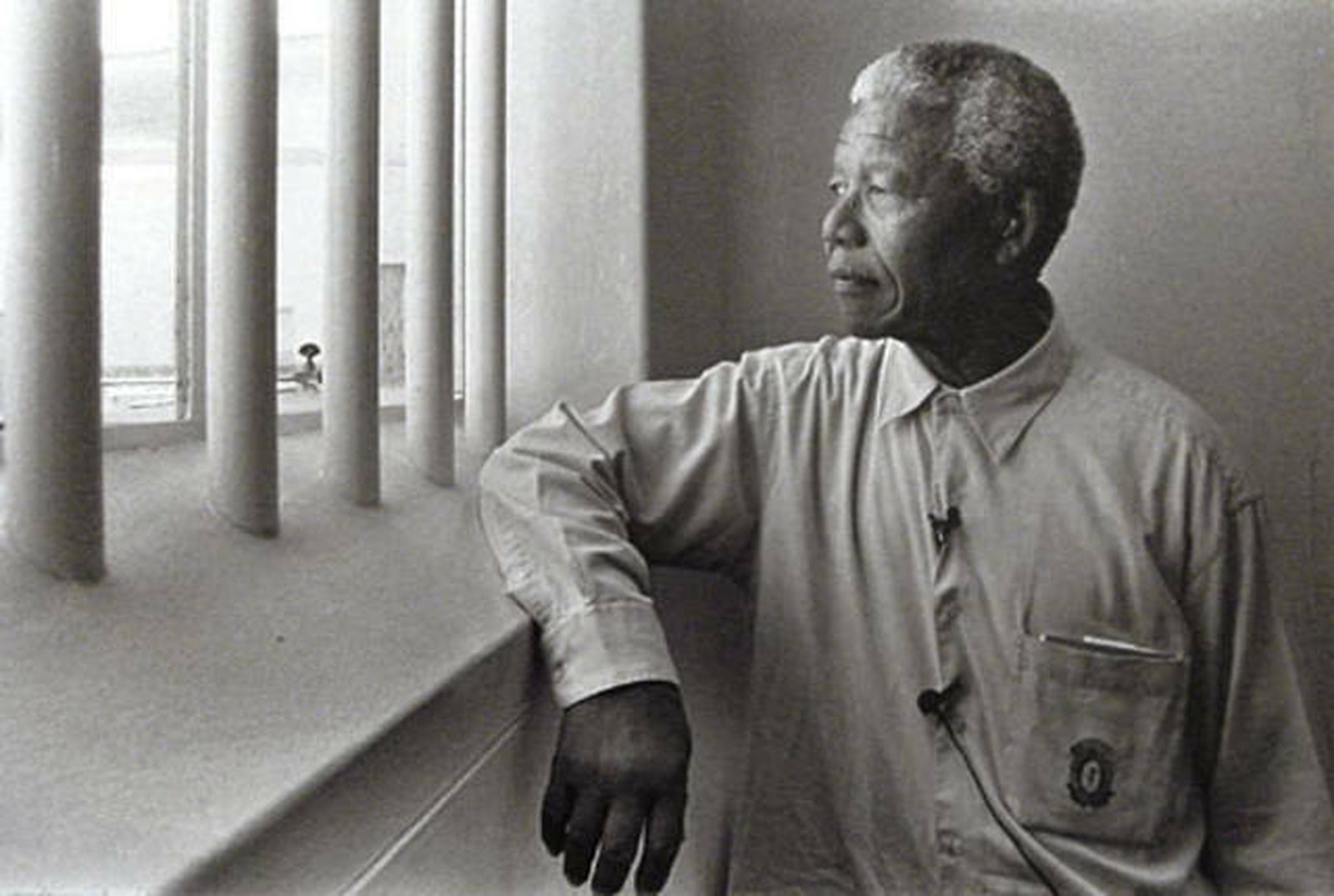 Nelson Mandela, en Robben Island