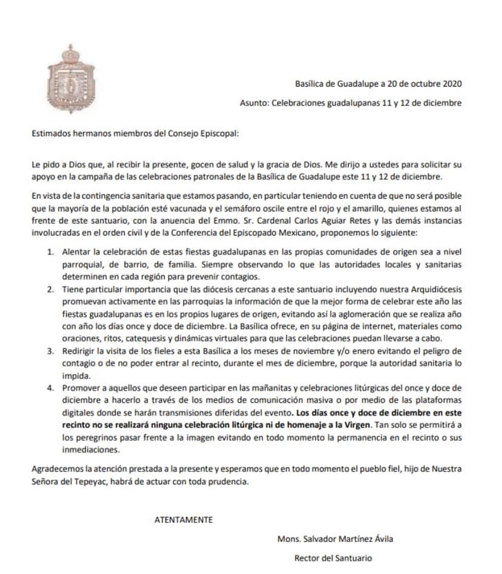 cancelacion mañanitas