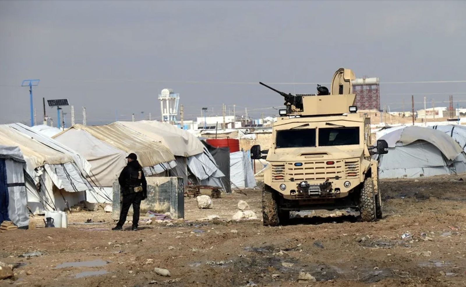 Campos de refugiados en el norte de Siria