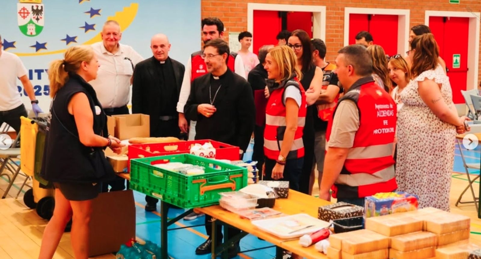Cobo, con los afectados