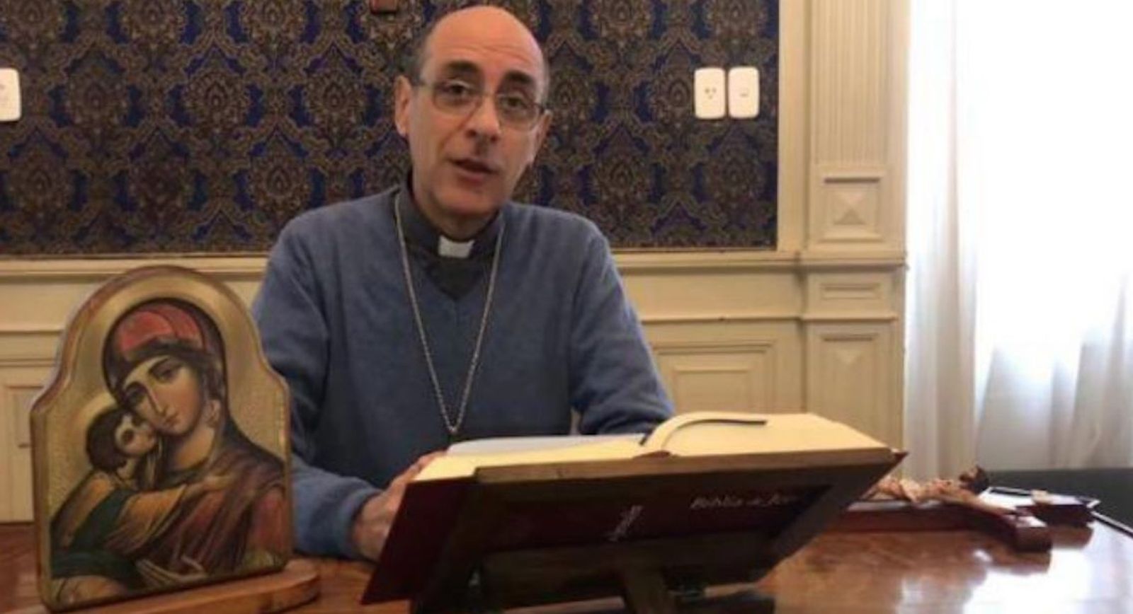 Monseñor Fernández, arzobispo de La Plata