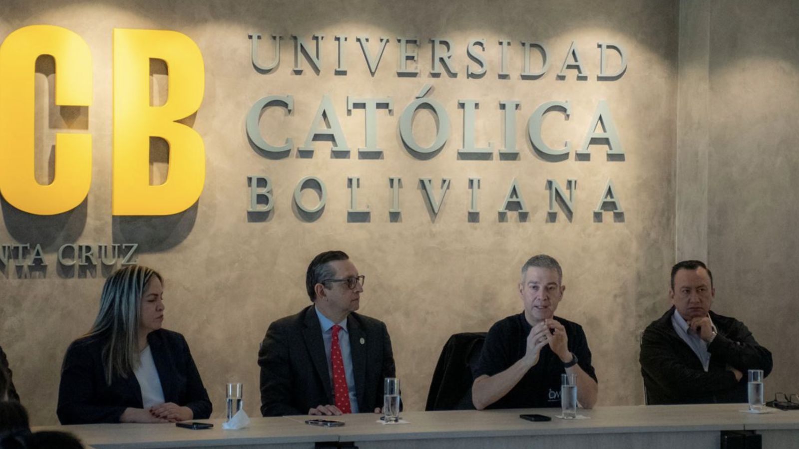 Bertomeu en la Universidad católica de Bolivia