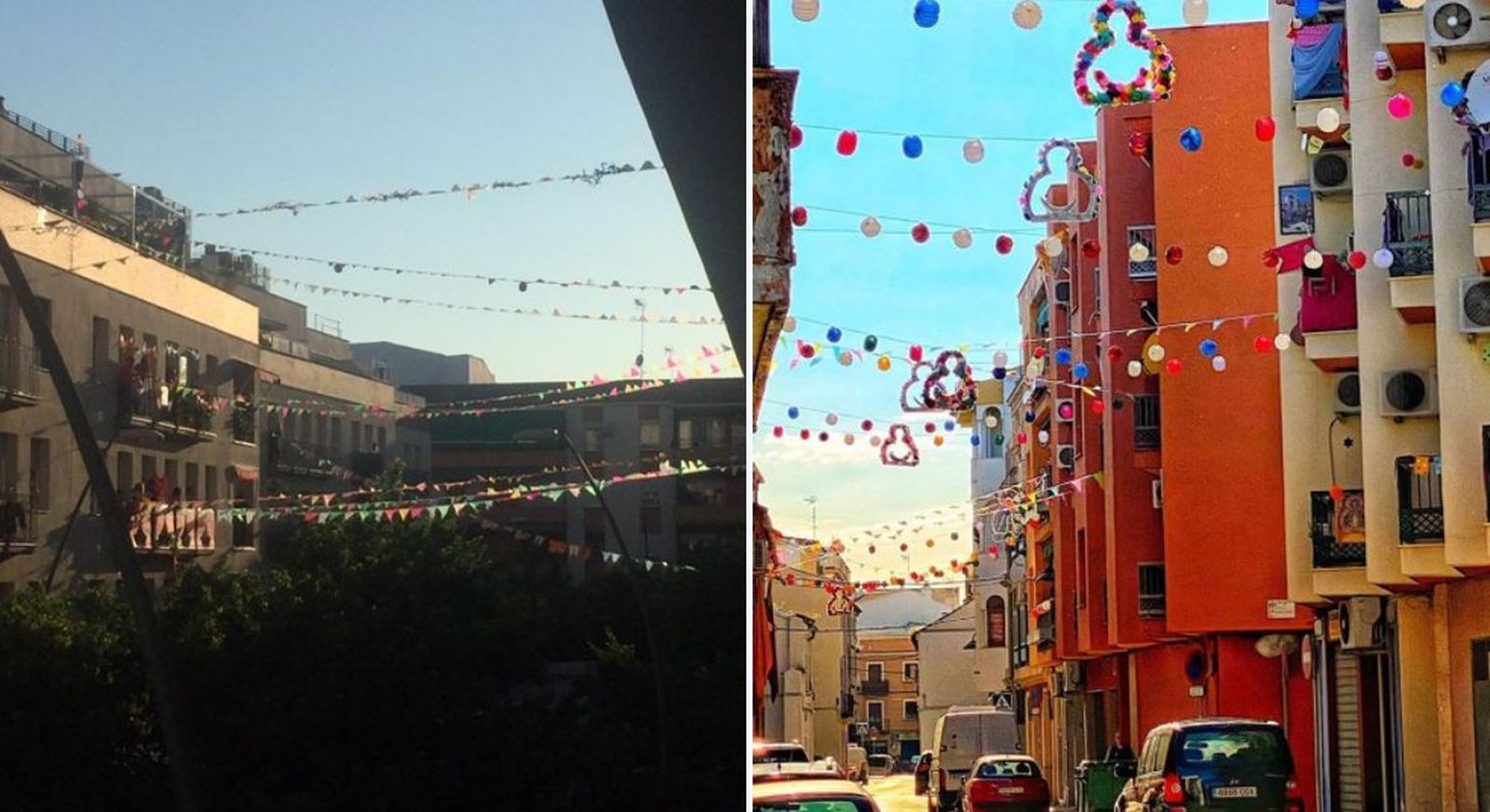 La calles de Andújar vestidas de fiesta y vacías
