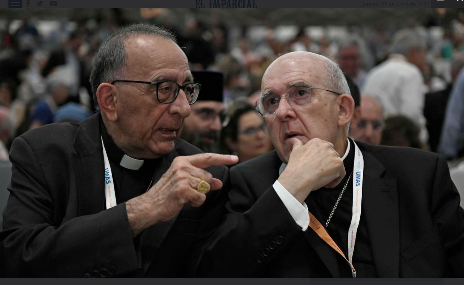 Omella y Osoro, tándem en la presidencia de la CEE