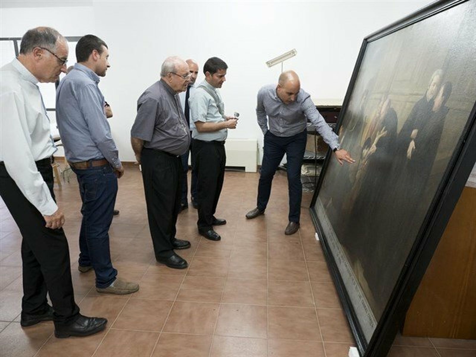 El cardenal Ortega visita la exposición de 'Las Edades del Hombre' en Cuéllar