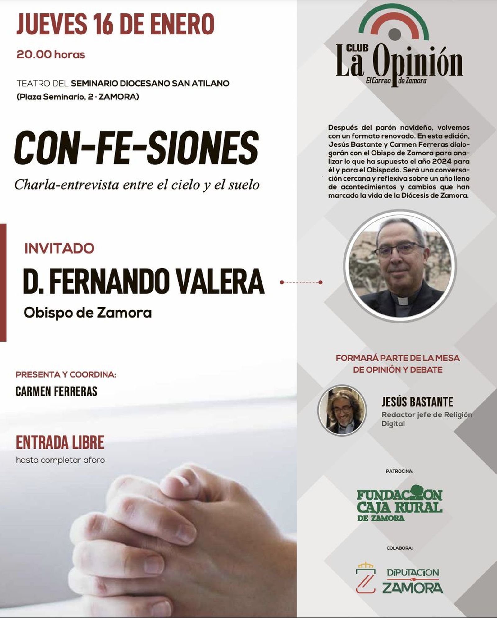 Con-FE-siones, en Zamora