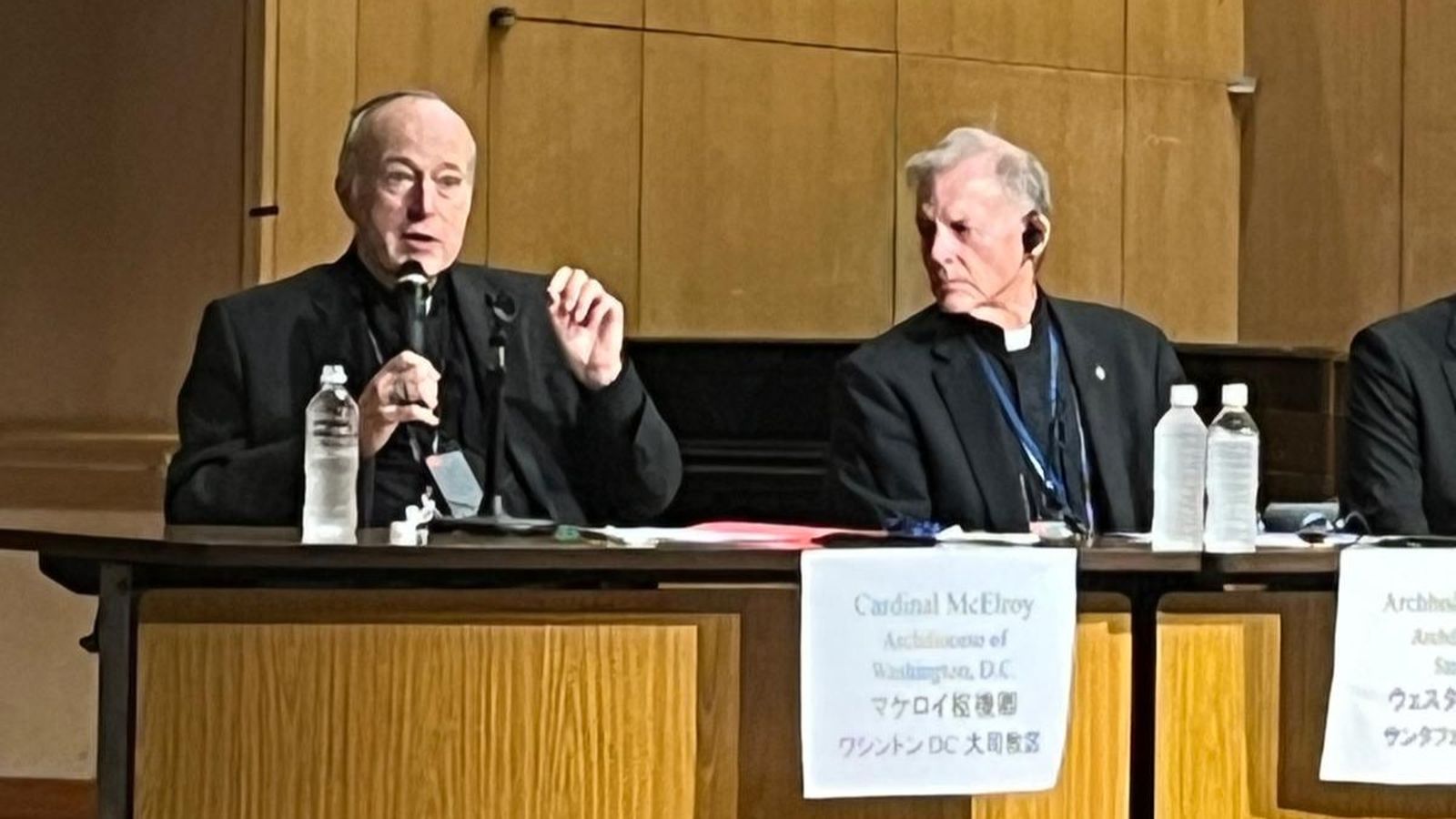 Cardenal McElroy en Hiroshima