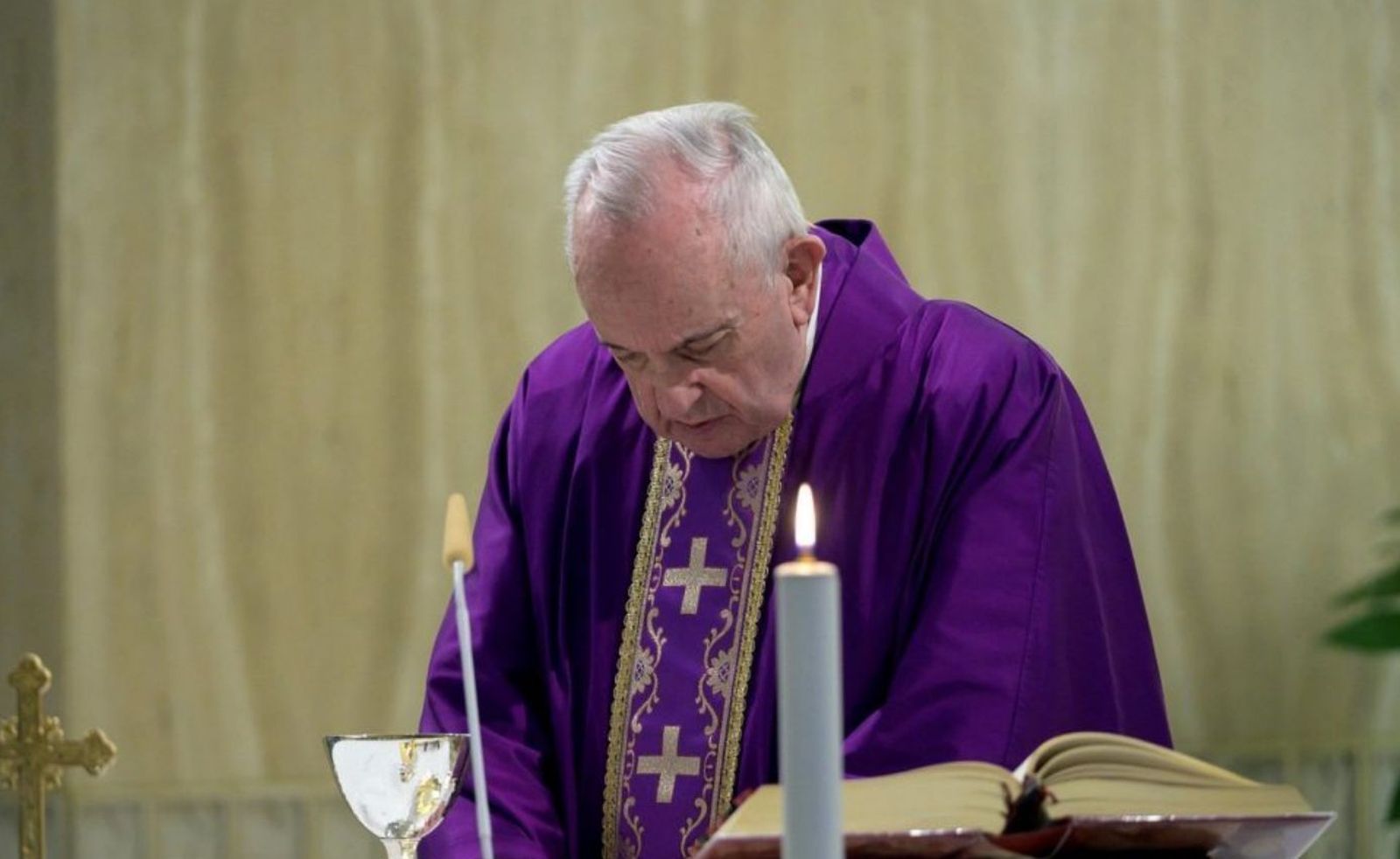 El papa, en la misa de Santa Marta