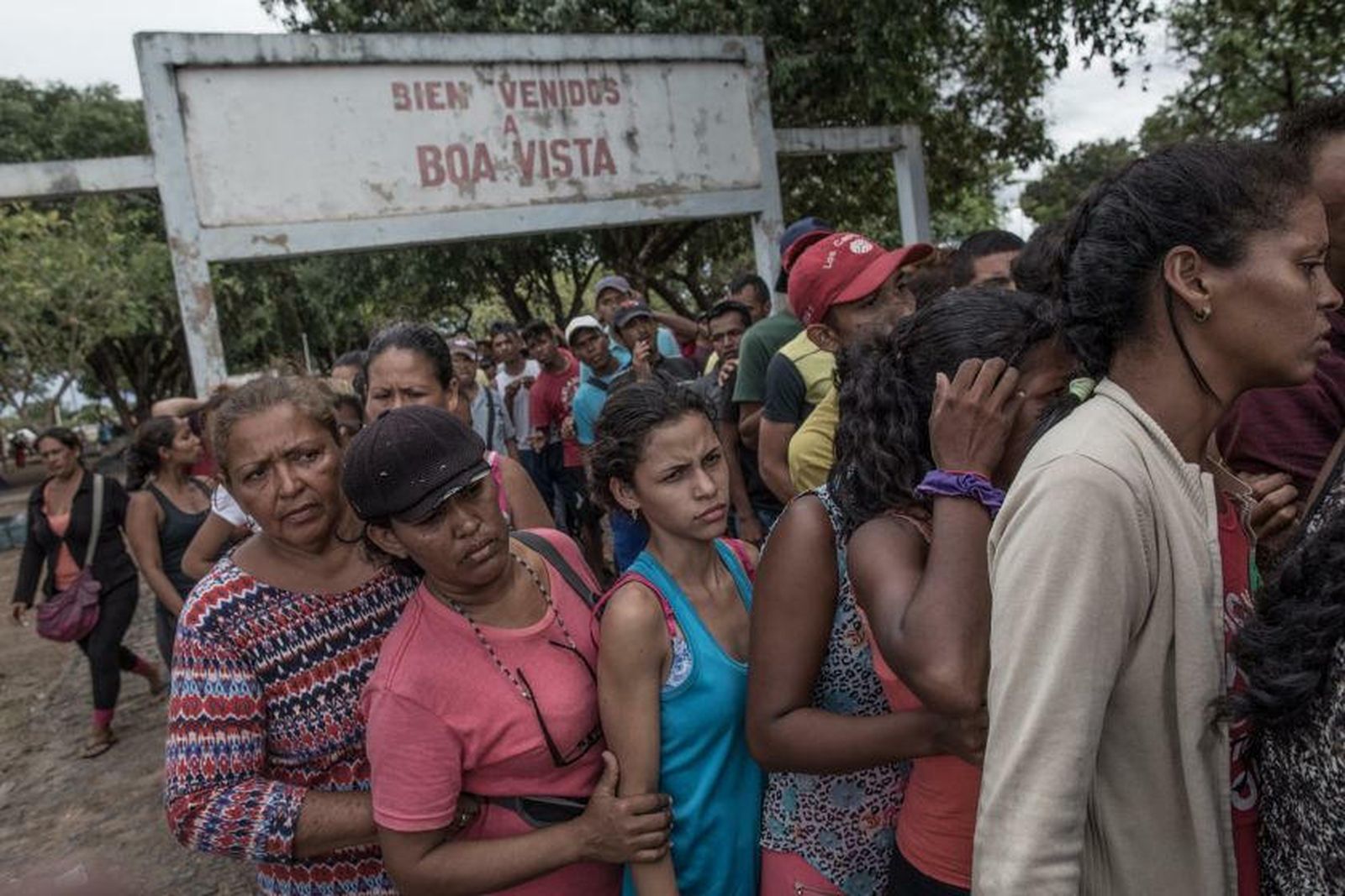 Migrantes venezolanos en Boa Vista, Roraima