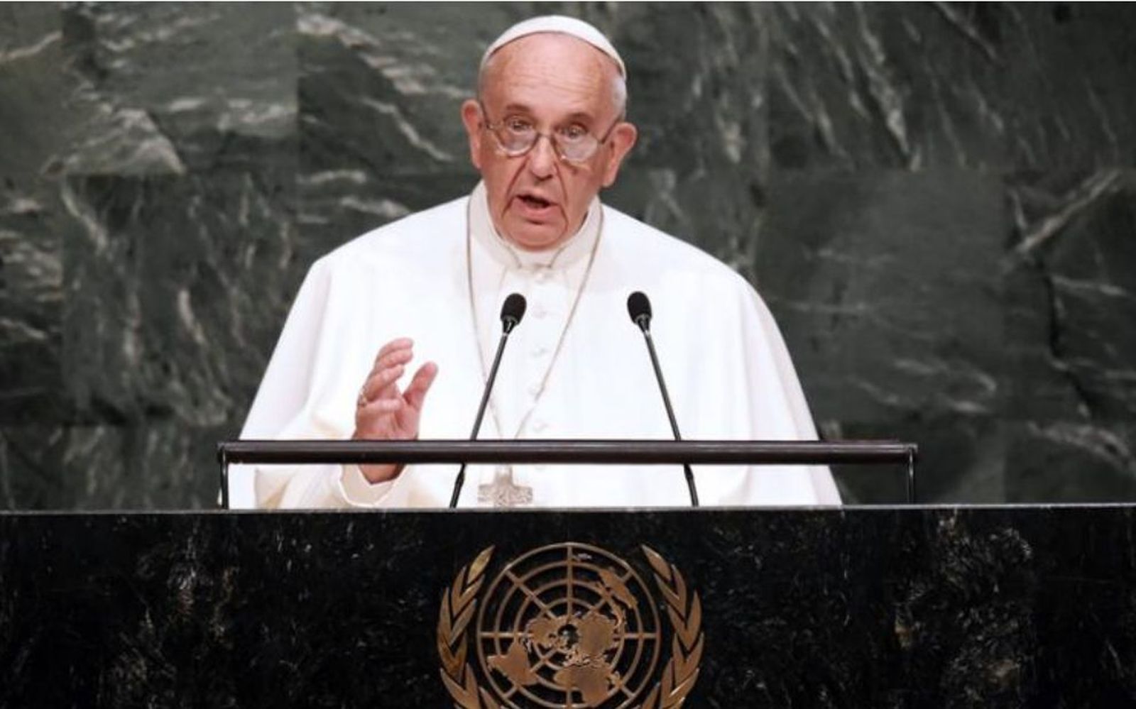 Francisco en la ONU. 2015