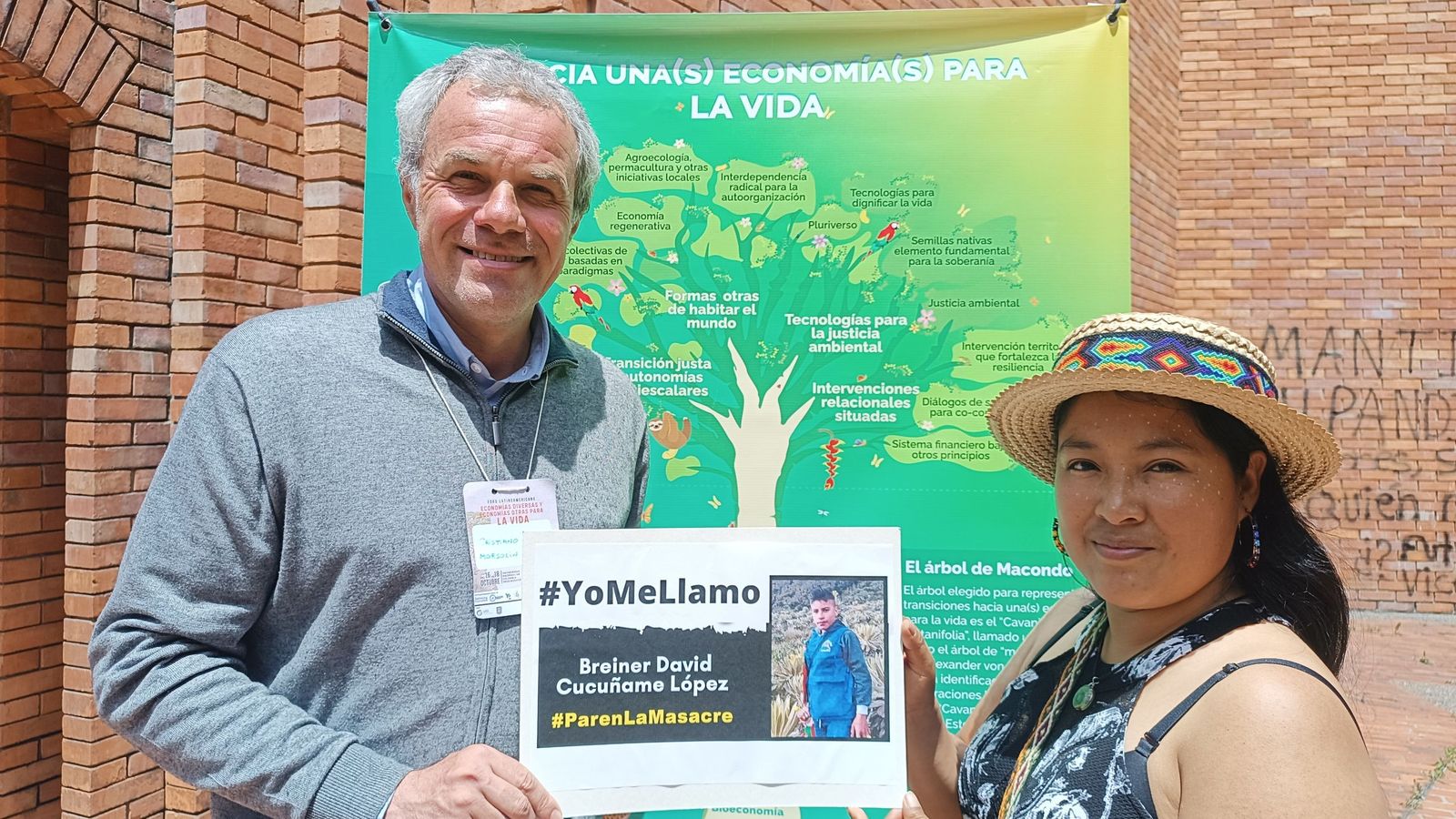 Lideresa indigena, Yamileth Bolaños y Morsolin