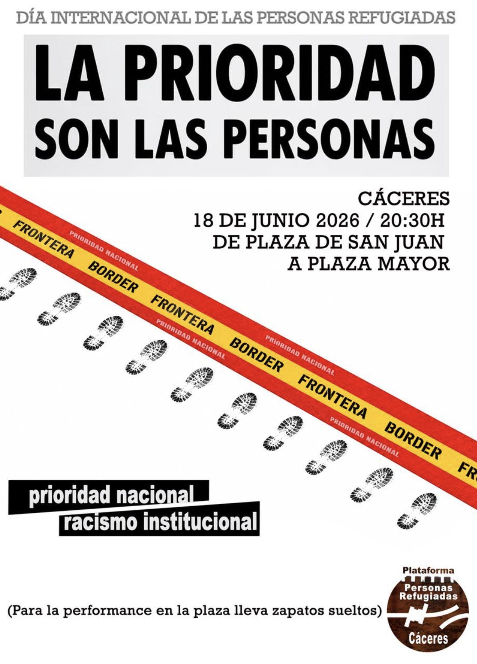 Manifestación en Cáceres