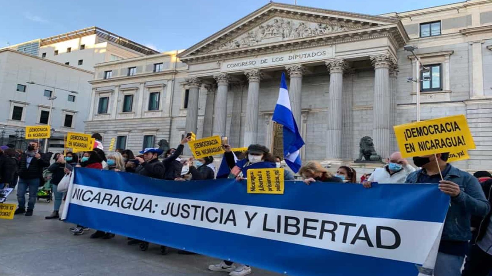 Protestas nicaragüenses en el exilio