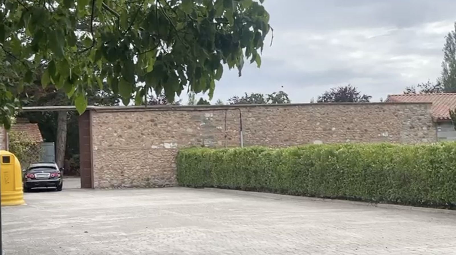 Ceacero, entrando en Belorado esta tarde