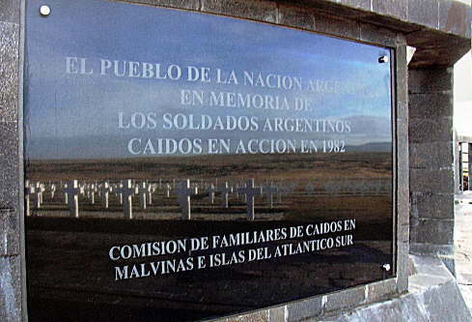 Cementerio Darwin en las malvinas