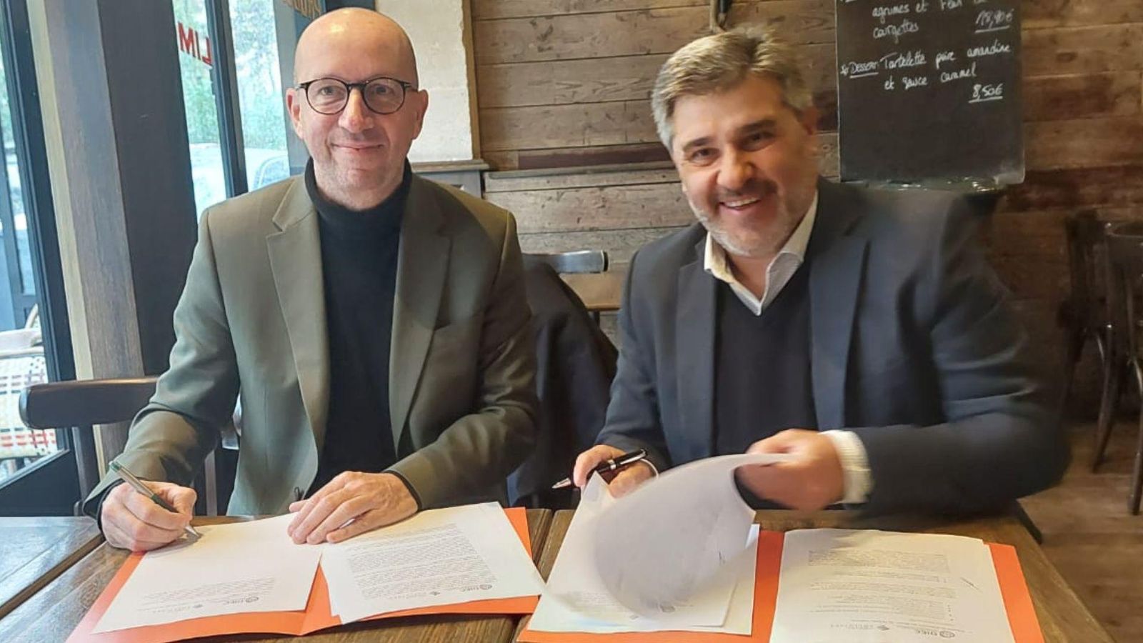 Hervé Lecomte (izda) y Juan Pedro Castellano