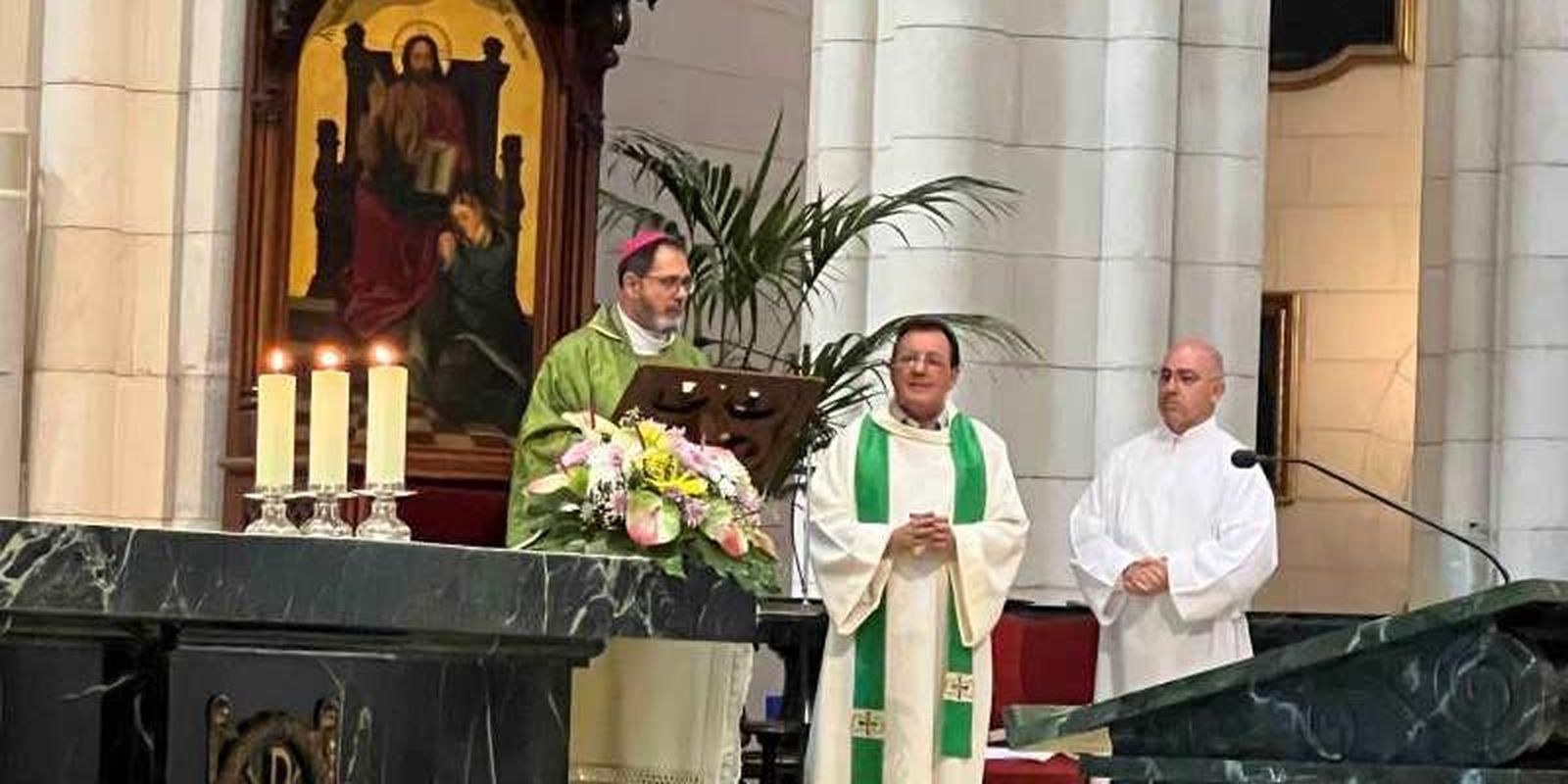 Monseñor Vicente Martín en la Almudena