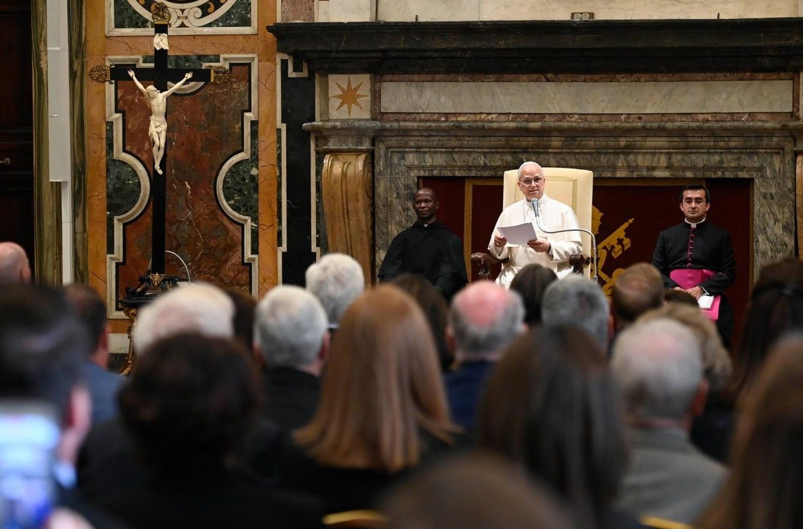 León XIV, a la Papal Foundation