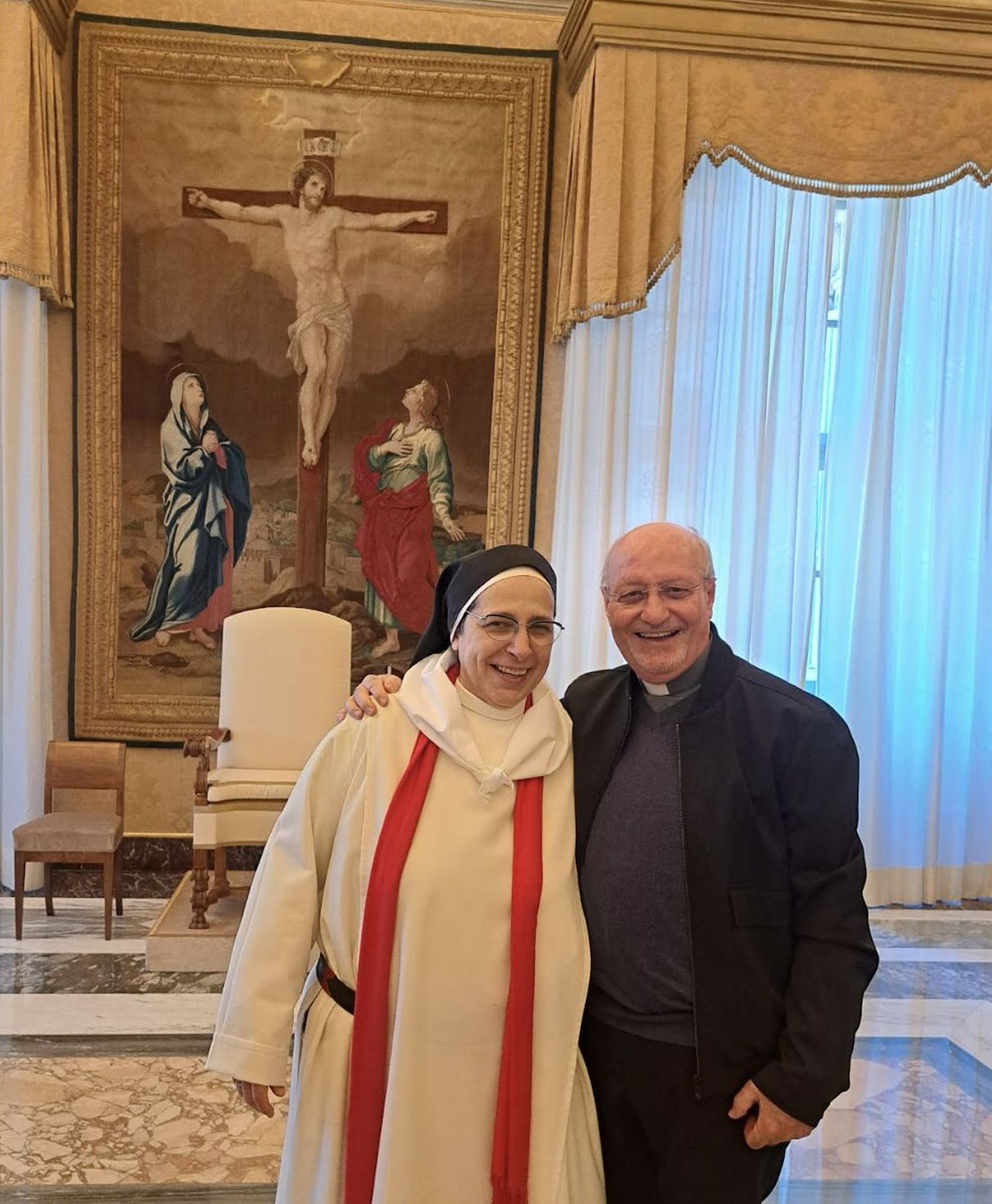 Carlos del Valle y Sor Lucía