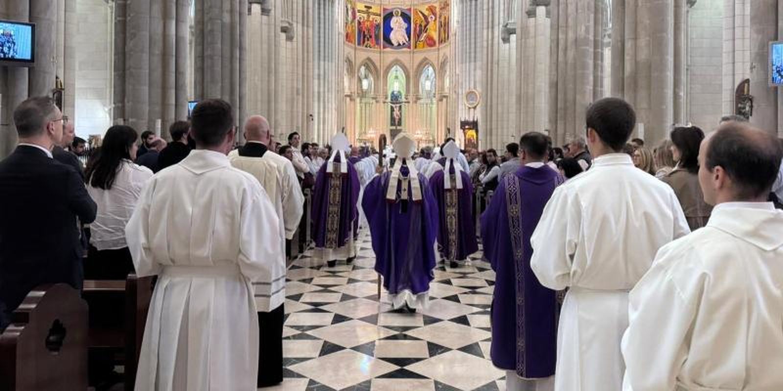Funeral de monseñor José Antonio Álvarez, obispo auxiliar de Madrid