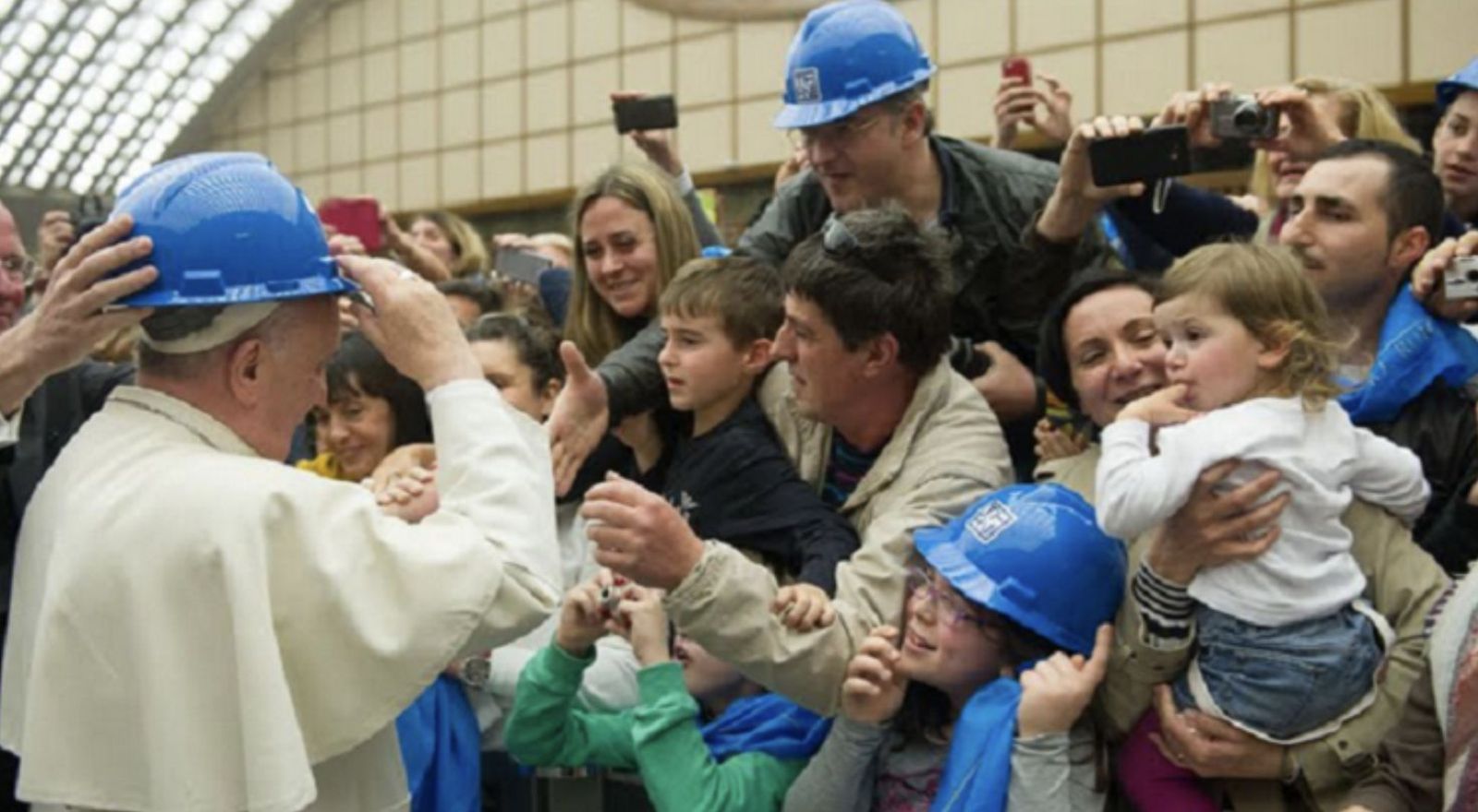 Francisco, con los trabajadores