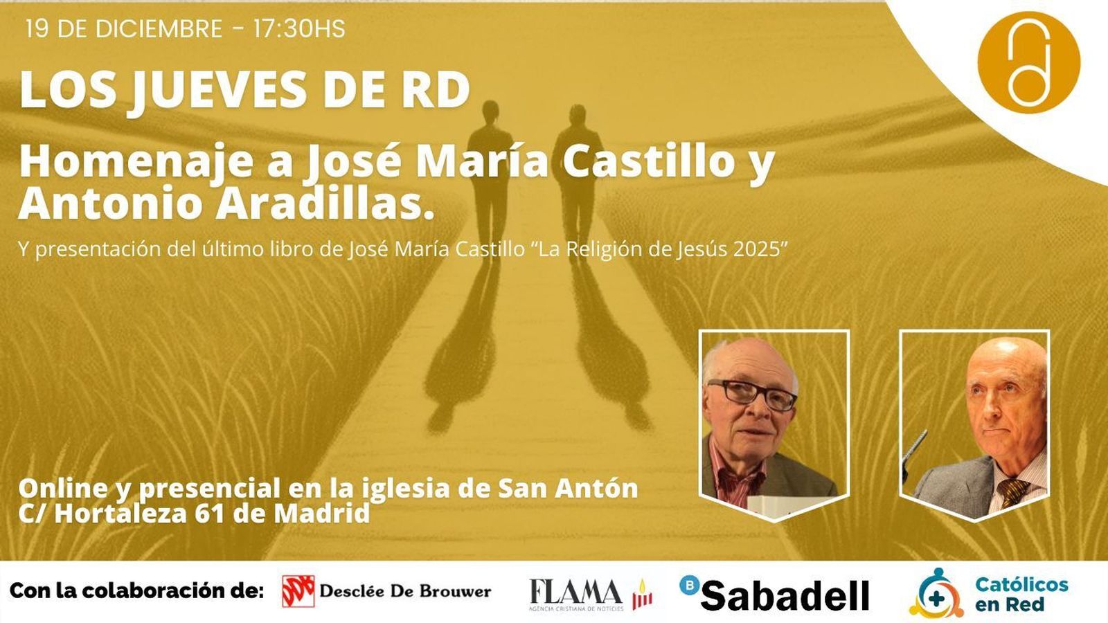 Homenaje a José María Castillo y Antonio Aradillas