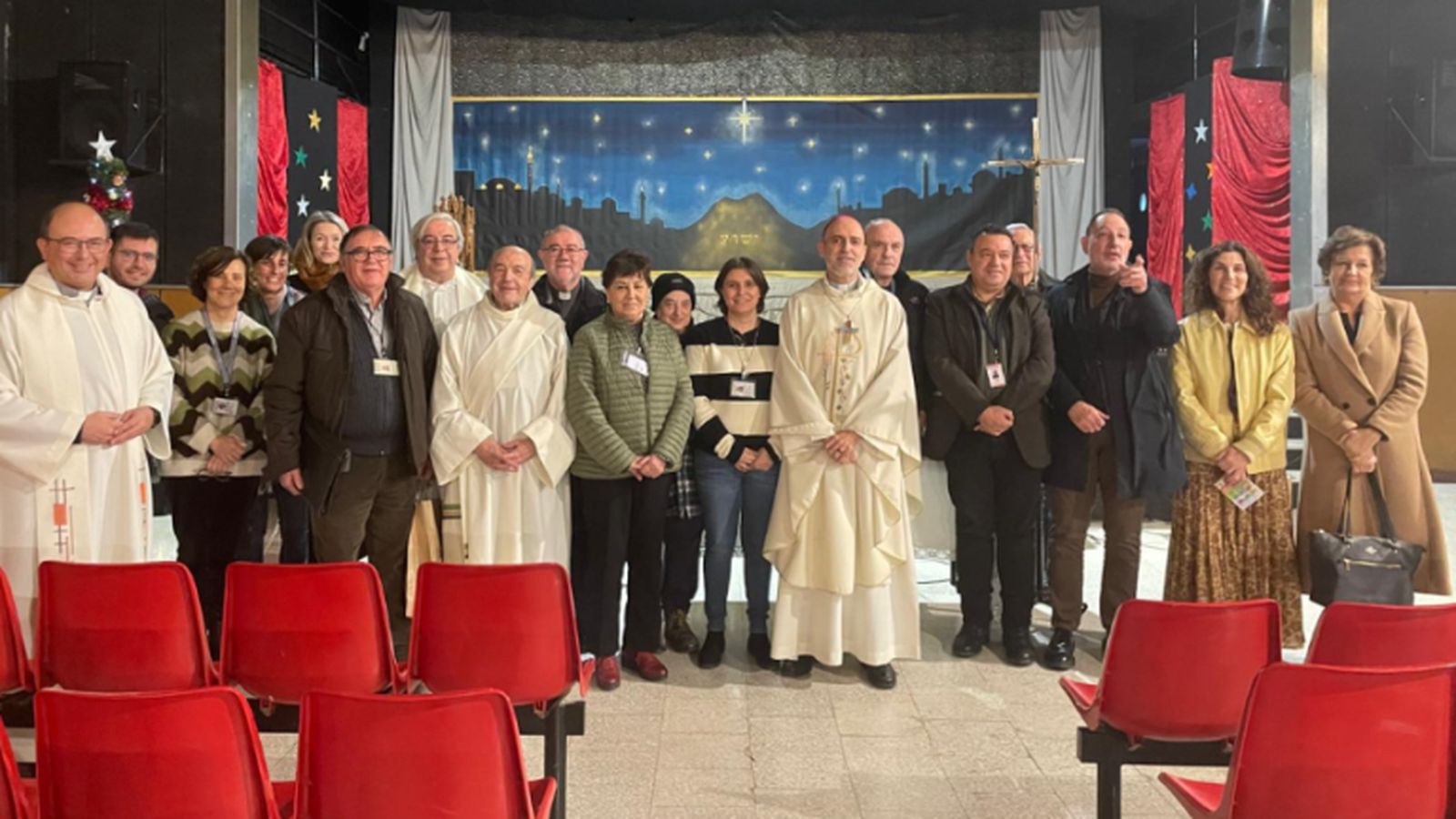 Primera visita realizada por el obispo Xabier al centro penitenciario.