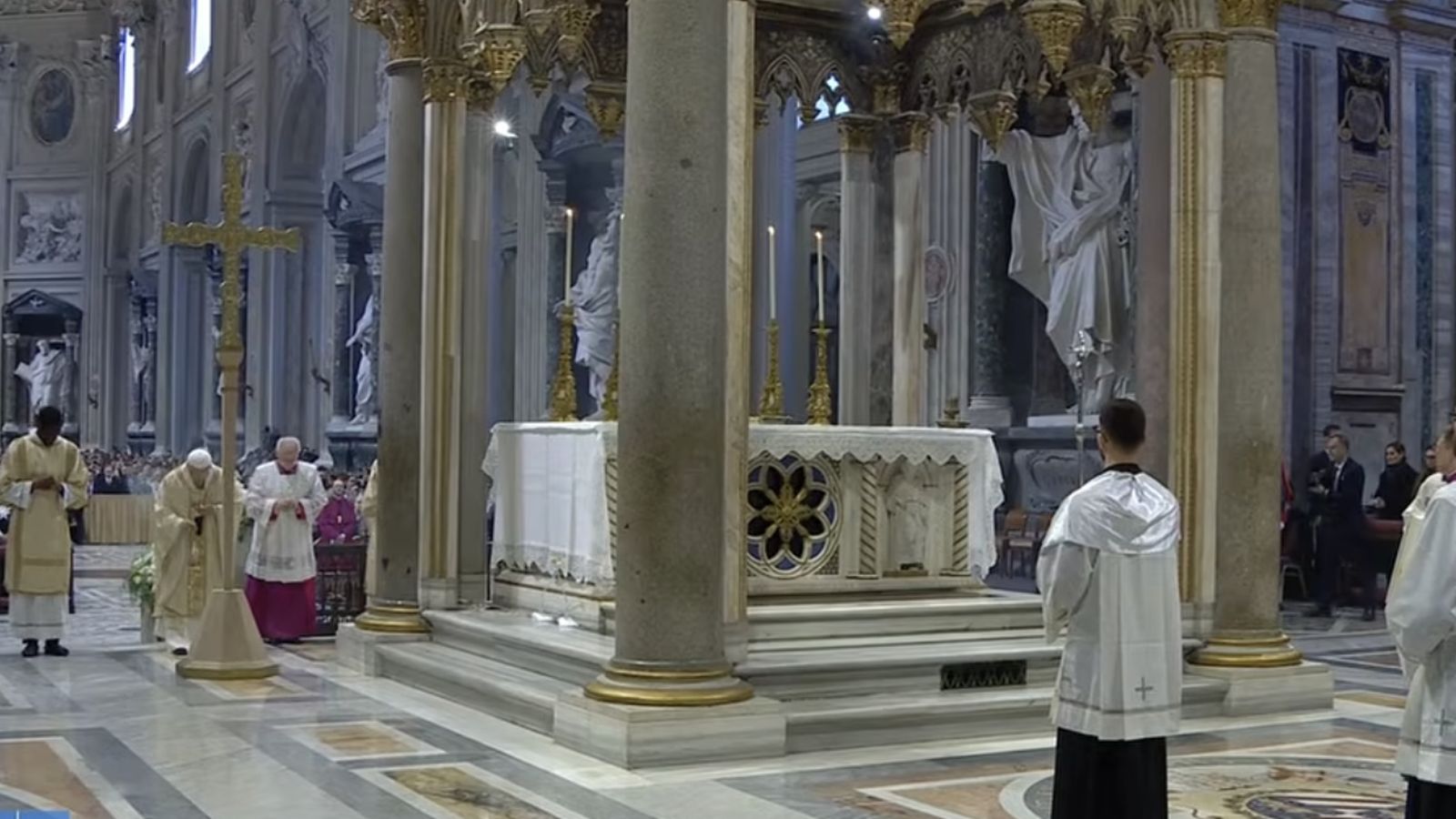 León XIV, en san Juan de Letrán