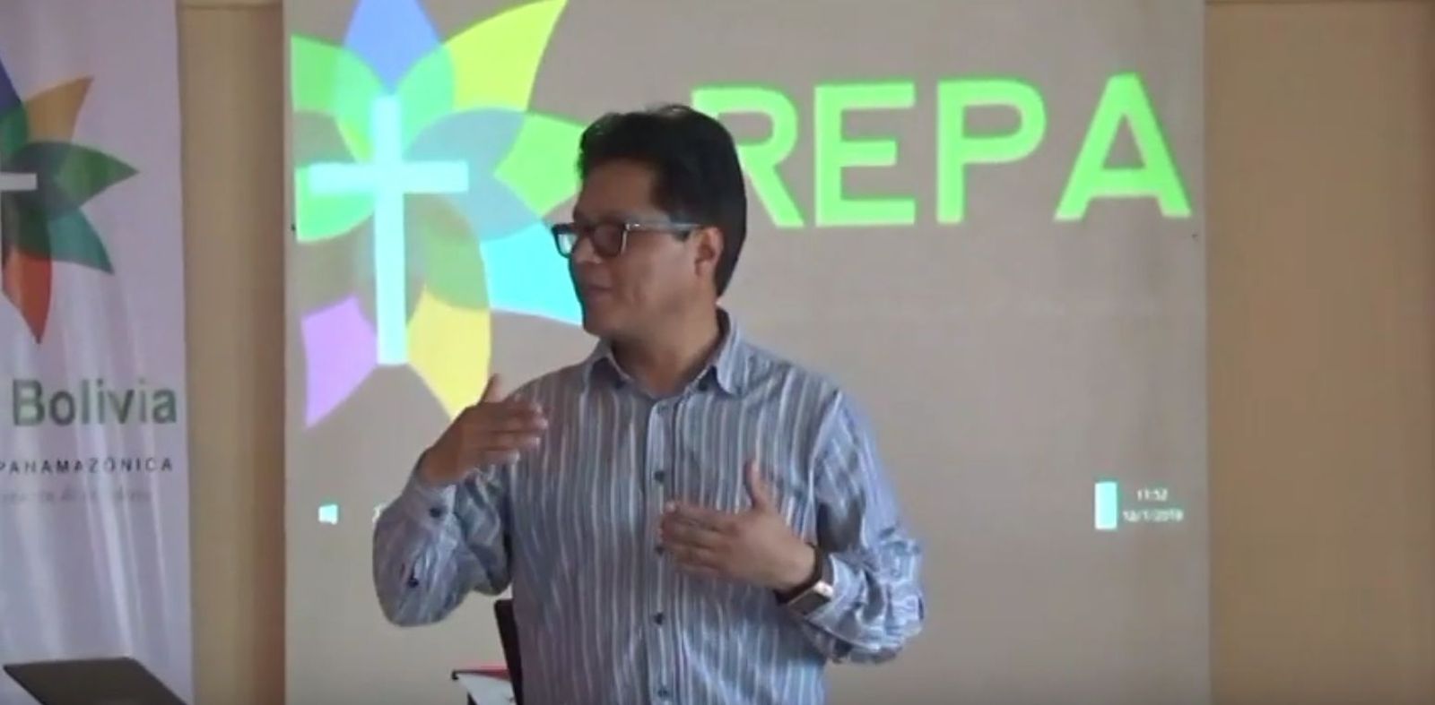 Willy Lanque, secretario técnico de la Red Eclesial Panamazónica de Bolivia