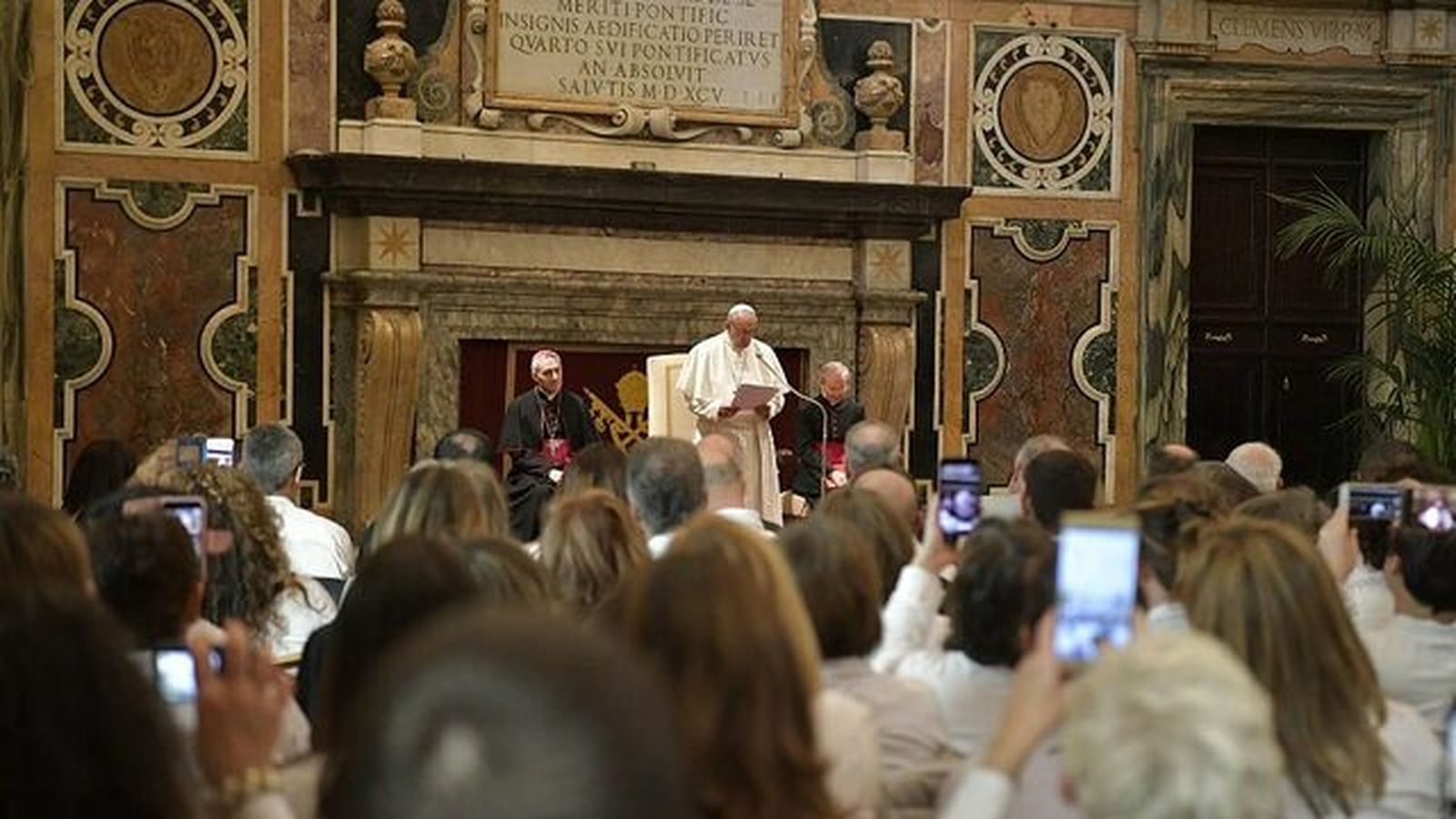 Discurso del Papa a los 'Alumnos del Cielo'
