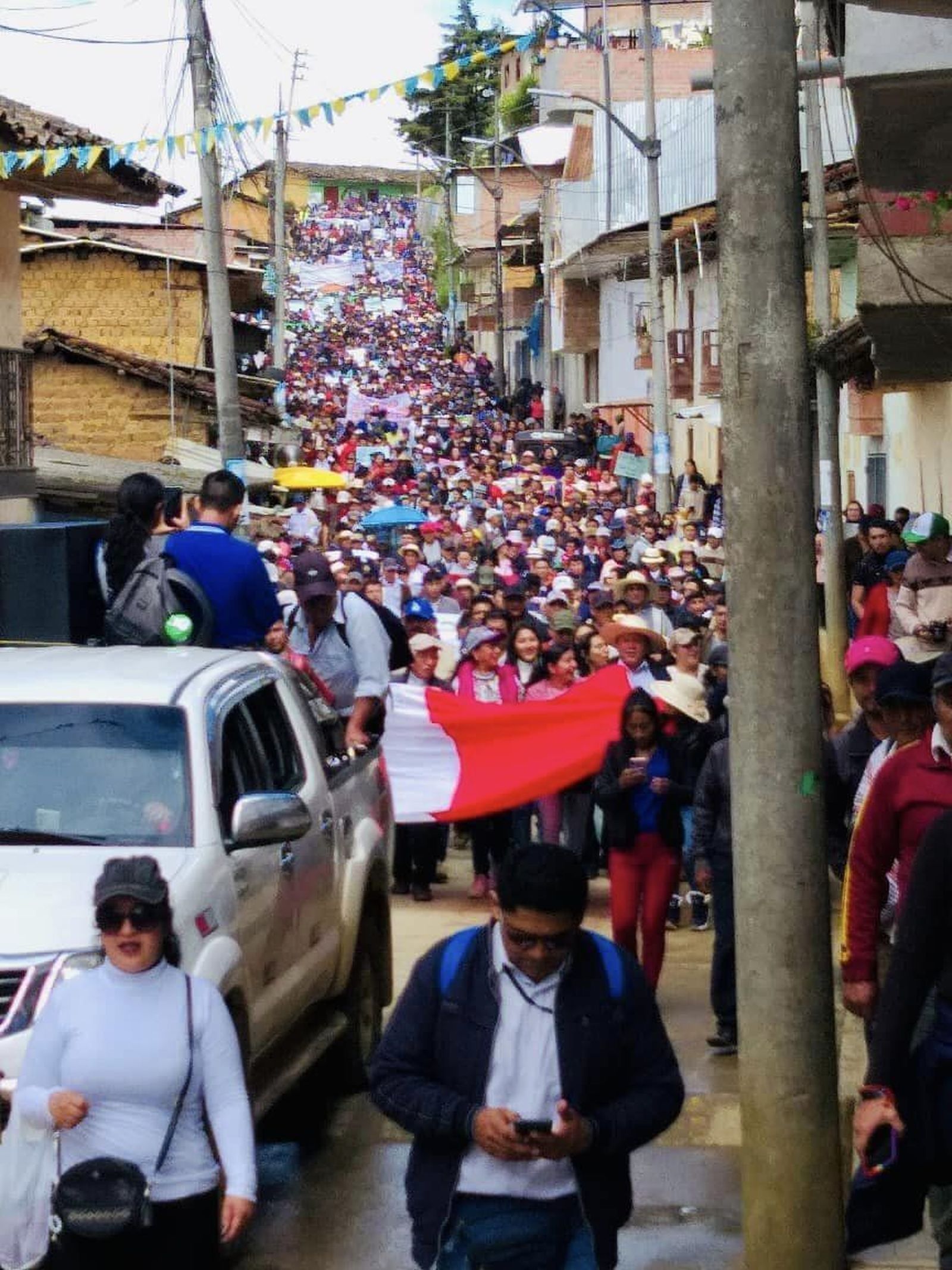 Gran marcha contra el inicio del proyecto minero Río Blanco se realizó en mayo último