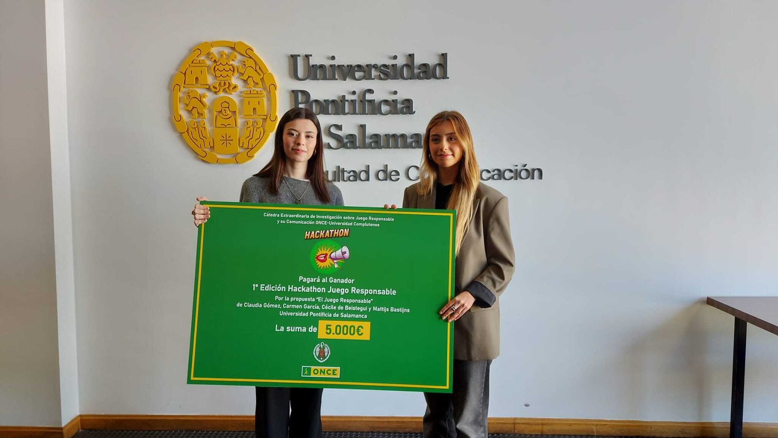 Premio Hackathon ONCE