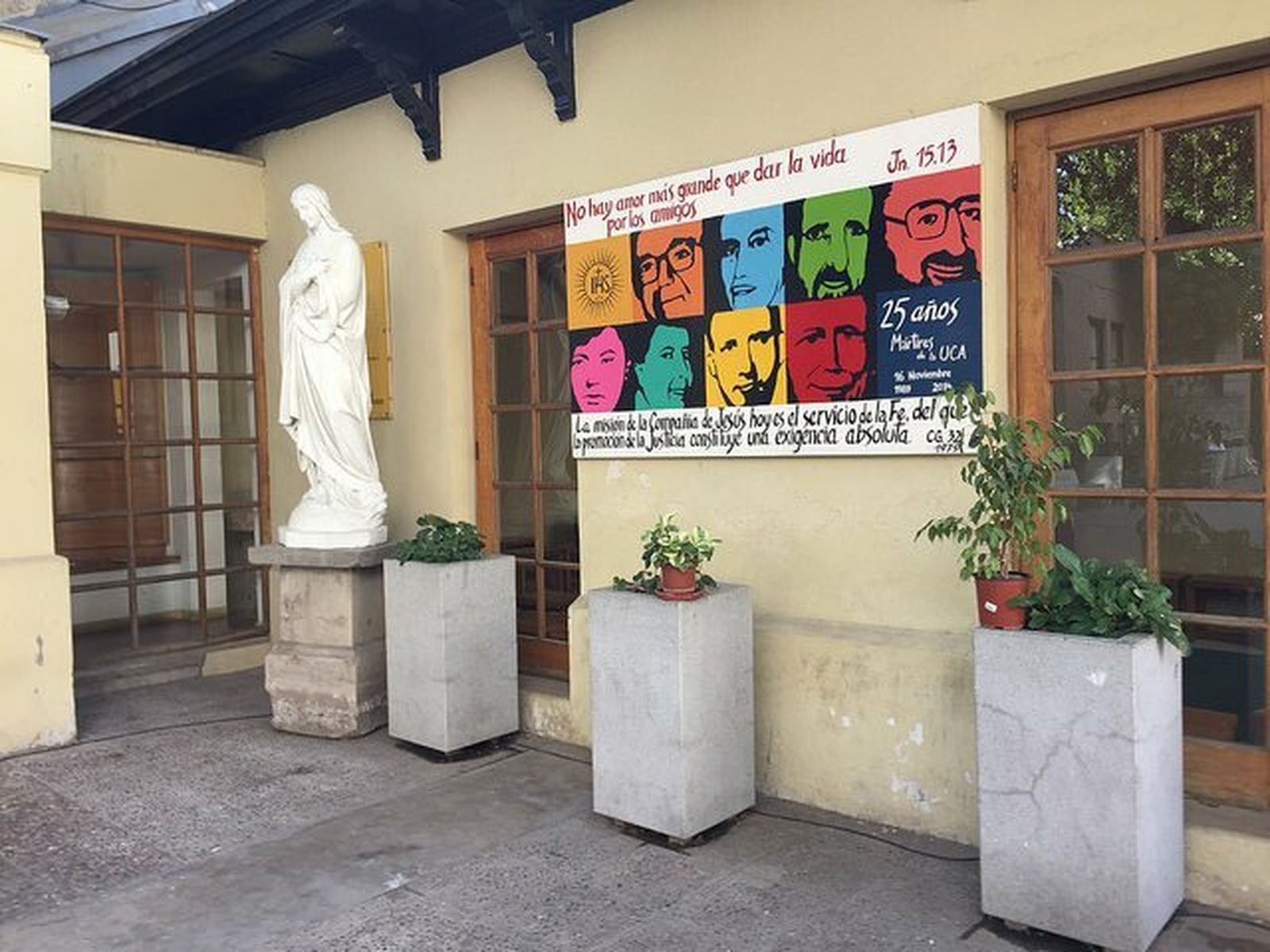 Recuerdo de los mártires de la UCA