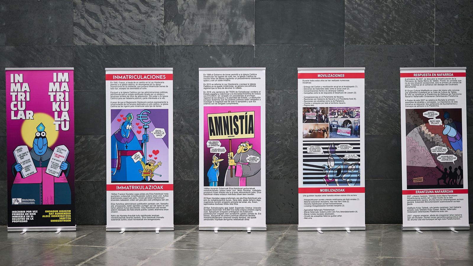 Exposicion inmatriculacones en Navarra