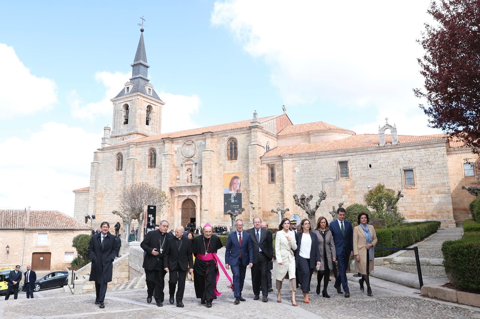 La Reina Letizia inaugura 'Angeli', nueva edición de las Edades del Hombre, en Lerma