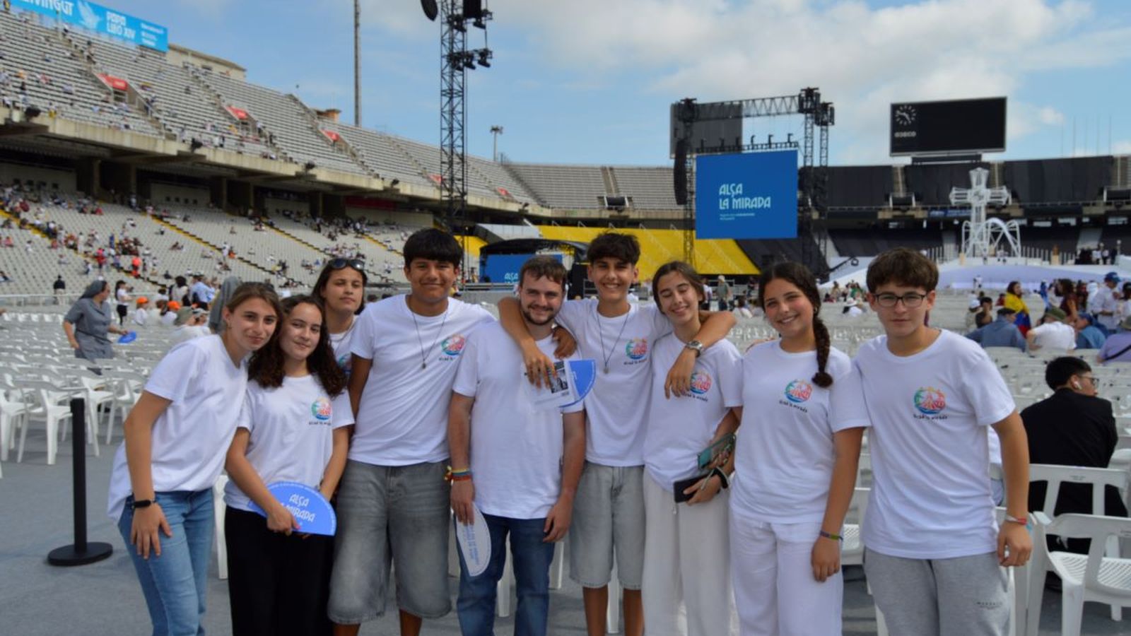 Un grupo de jóvenes mataronenses.