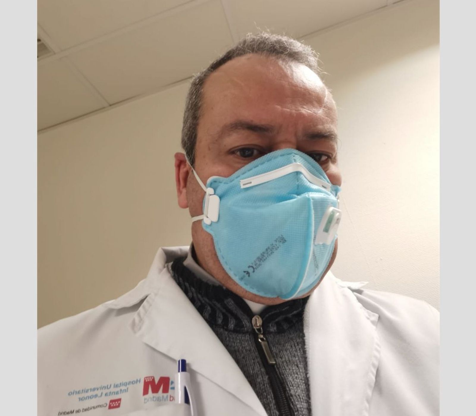 E. Mesa Muñoz, capellán del hospital Infanta Leonor (Madrid)