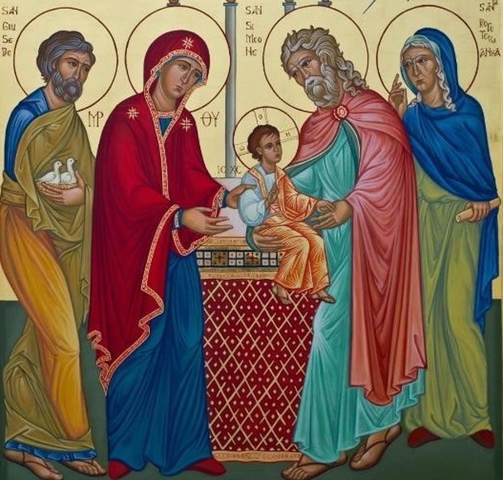 Presentación del Niño Jesús en el templo