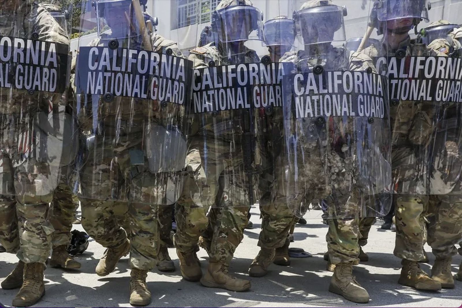 La Guardia Nacional, movilizada ante una protesta contra las redadas en Los Ángeles