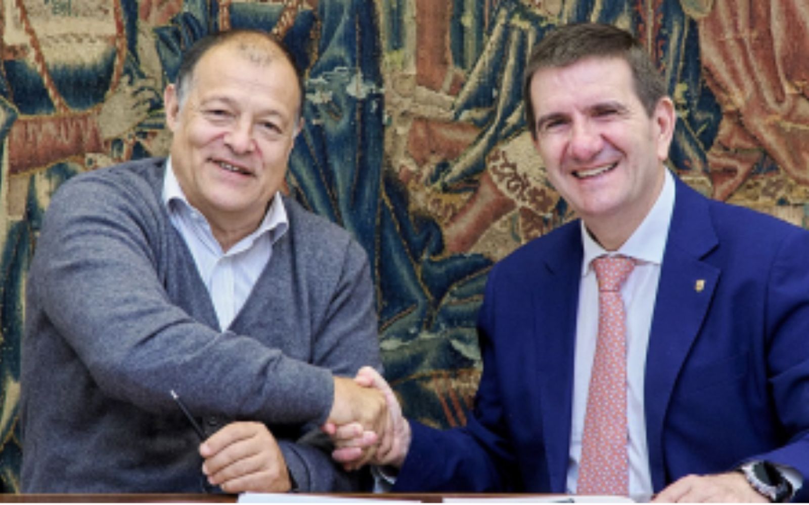 Conrado Ramos y Juan José Etxeberria