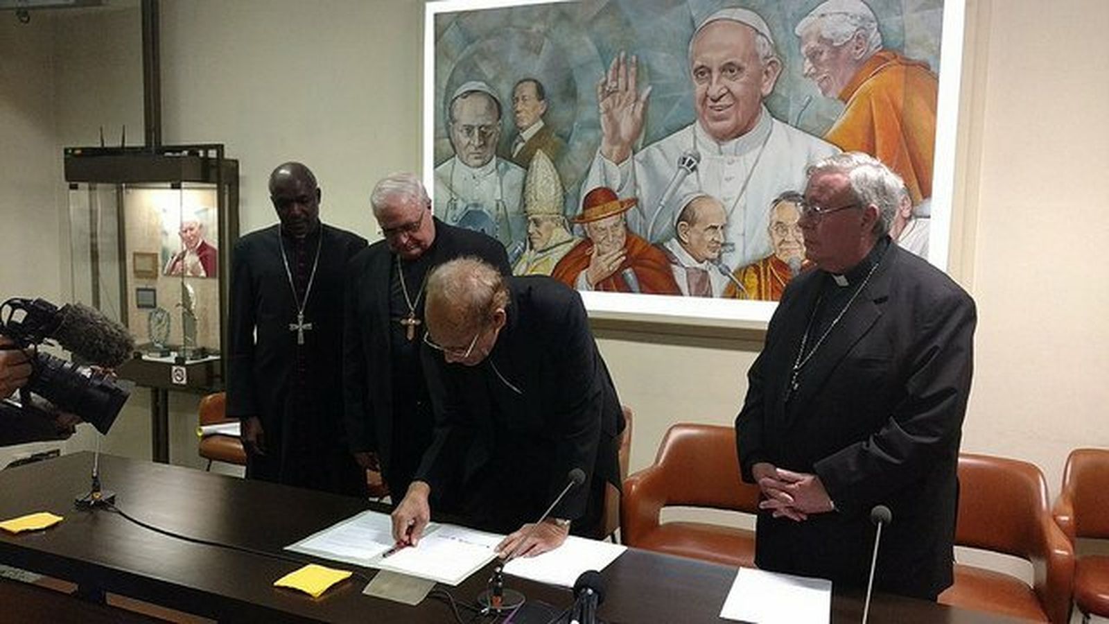 Firma de la declaración conjunta