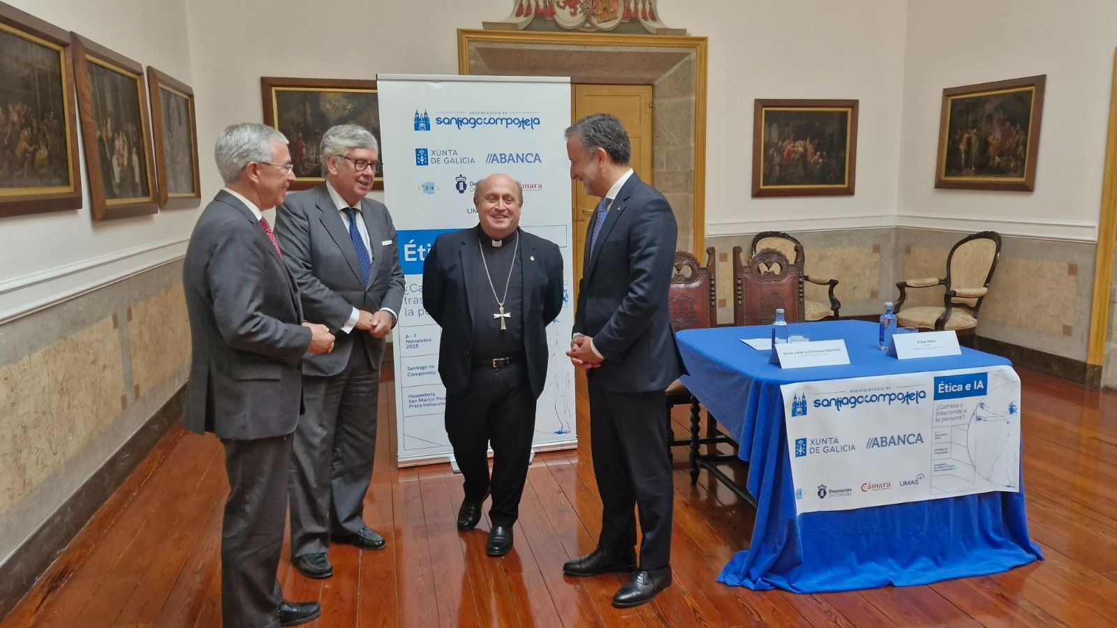 Prieto, durante la presentación del congreso sobre Iglesia e IA