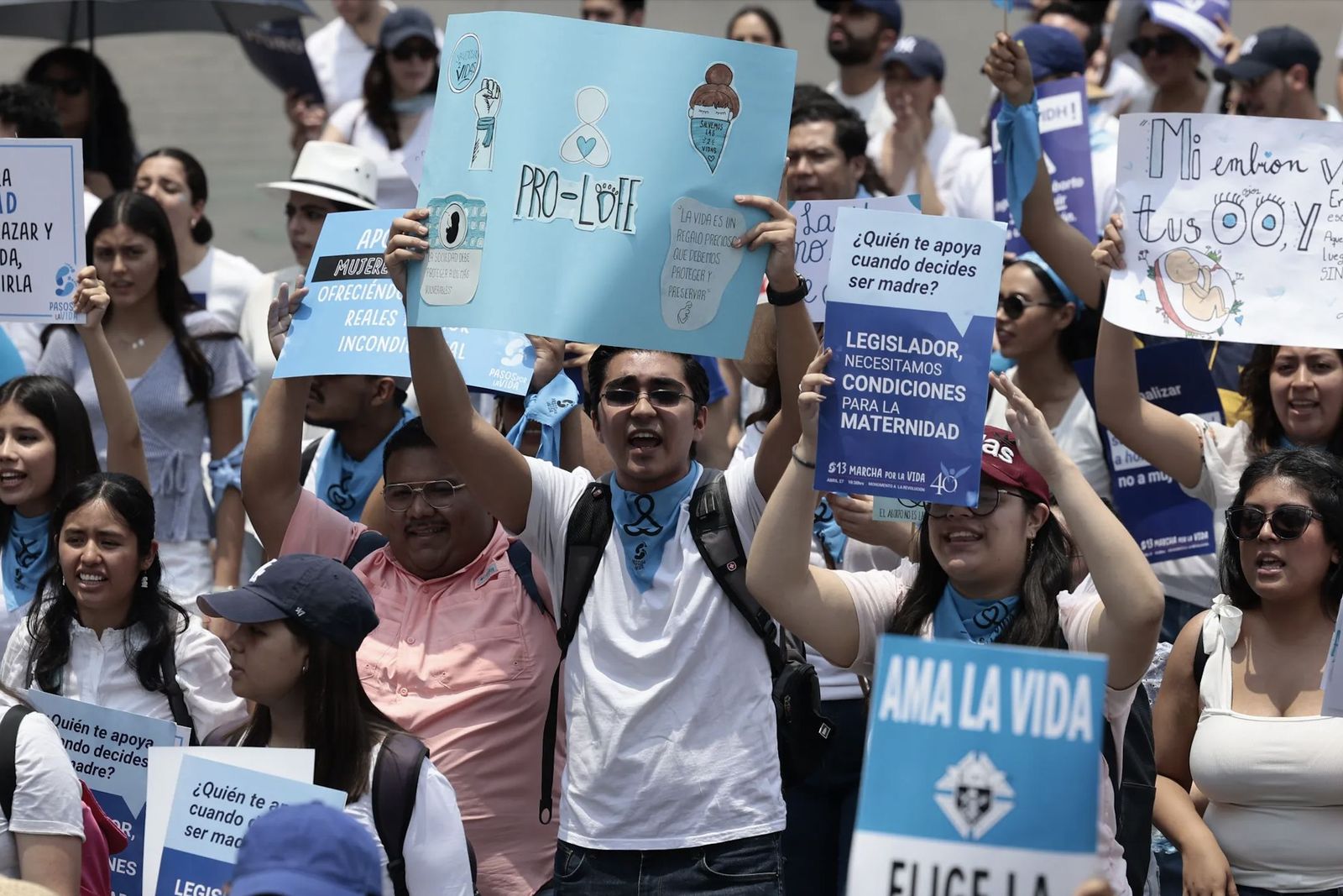 Activistas pro vida en México DF